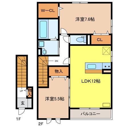 ラ メゾン デスポワの物件間取画像